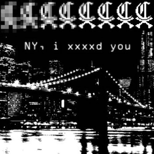 NY, I XXXXD YOU album cover